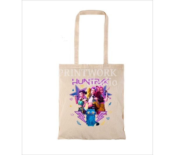 Τσάντα με μακρύ χερούλι Tote Bag KPop Demon Hunters Huntrix