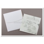 Προσκλητήριο Γάμου ρομαντικό με λουλούδια