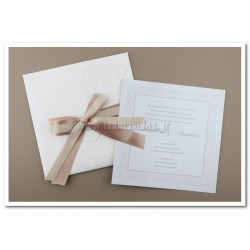 Προσκλητήριο Γάμου με ανάγλυφο φάκελο Lachour