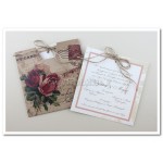 Προσκλητήριο Γάμου vintage Post Card