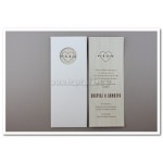 Προσκλητήριο Γάμου μακρόστενο