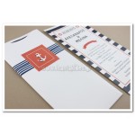 Προσκλητήριο Γάμου με ναυτικό θέμα