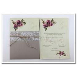 Προσκλητήριο Γάμου Vintage