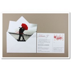 Προσκλητήριο Γάμου Postcard