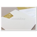 Προσκλητήριο Γάμου με μονόγραμμα