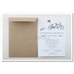 Προσκλητήριο Γάμου ποδήλατο