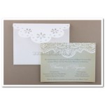 Προσκλητήριο Γάμου με τρυπητό φάκελο