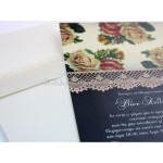 Προσκλητήριο Γάμου vintage floral