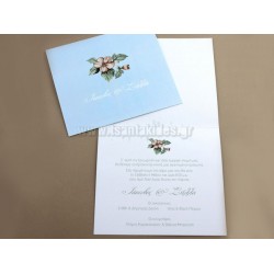 Προσκλητήριο Γάμου Δίπτυχο