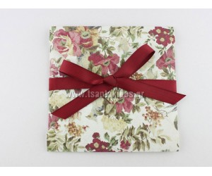 Προσκλητήριο Γάμου Floral δύο όψεις