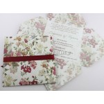 Προσκλητήριο Γάμου Floral δύο όψεις