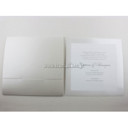 Προσκλητήριο Γάμου με μεταλλοτυπία