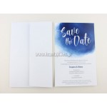 Προσκλητήριο Γάμου, Λευκό Γαλάζιο