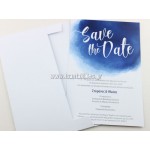 Προσκλητήριο Γάμου, Λευκό Γαλάζιο