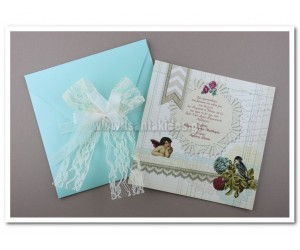 Προσκλητήριο Βάπτισης Αγγελάκι