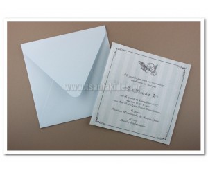 Προσκλητήριο Βάπτισης μικρό αγγελάκι