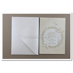 Προσκλητήριο Βάπτισης Μπαλαρίνα