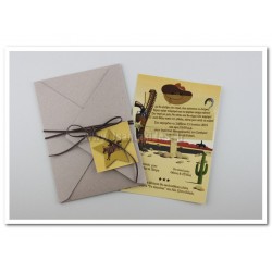 Προσκλητήριο Βάπτισης Western - Άγρια Δύση