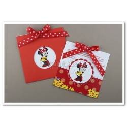 Προσκλητήριο Βάπτισης Minnie