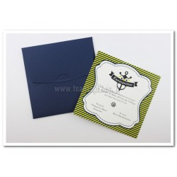 Προσκλητήριο Βάπτισης Ναυτικό θέμα
