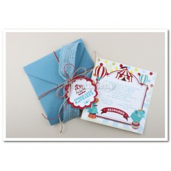 Προσκλητήριο Βάπτισης Λούνα Παρκ