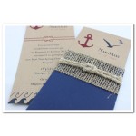 Προσκλητήριο Βάπτισης Ναυτικό θέμα