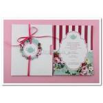 Προσκλητήριο Βάπτισης Vintage Τσαγιέρα