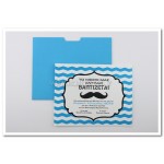 Προσκλητήριο Βάπτισης Μουστάκι