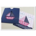 Προσκλητήριο Βάπτισης Καραβάκι