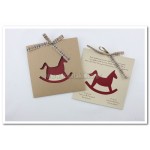 Προσκλητήριο Βάπτισης Αλογάκι