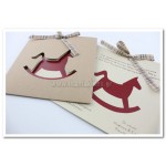 Προσκλητήριο Βάπτισης Αλογάκι