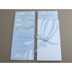 Προσκλητήριο Βάπτισης Αερόστατο Προσκλητήριο Βάπτισης Αερόστατο