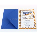 Προσκλητήριο Βάπτισης Αεροπλάνο