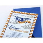 Προσκλητήριο Βάπτισης Αεροπλάνο