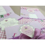 Προσκλητήριο Βάπτισης Τρίπτυχο