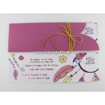 Προσκλητήριο βάπτισης Μακρόστενο Ονειροπαγίδα