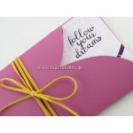 Προσκλητήριο βάπτισης Μακρόστενο Ονειροπαγίδα