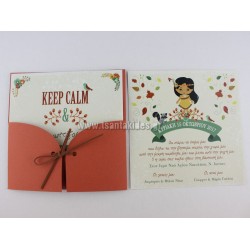 Προσκλητήριο βάπτισης Ινδιάνα