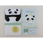 Προσκλητήριο βάπτισης με ζωάκι Πάντα