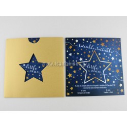 Προσκλητήριο βάπτισης Αστέρι με Κοπτικό στο Φάκελο, 1649