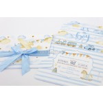 Αεροπλανάκι Προσκλητήριο βάπτισης για αγόρι