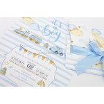 Αεροπλανάκι Προσκλητήριο βάπτισης για αγόρι