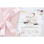 Babygirl Προσκλητήριο βάπτισης για κορίτσι