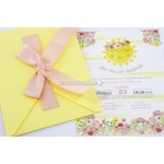 Sunshine Προσκλητήριο βάπτισης για κορίτσι