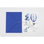 Ελεφαντάκι Προσκλητήριο βάπτισης για αγόρι