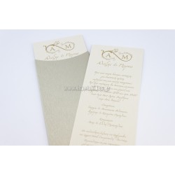 Προσκλητήριο γάμου Infinity