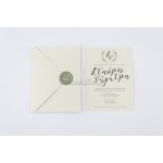 Προσκλητήριο γάμου ελιά