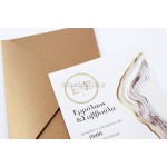 Σύγχρονο προσκλητήριο γάμου