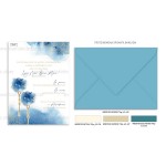 Προσκλητήριο βάπτισης για δίδυμα με θέμα Macrame Balloons