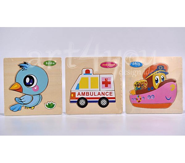 ΞΥΛΙΝΟ ΠΑΖΛ 15εκ Χ 15εκ